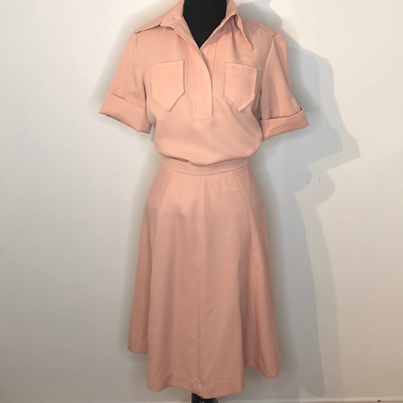 Vintage Tops - Vintage 2pcs set top and midi skirt